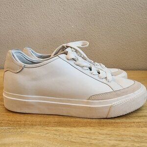 Rag & Bone Shoes Mens Size 40 White Low Top Leather Sneakers Casual Lace Up